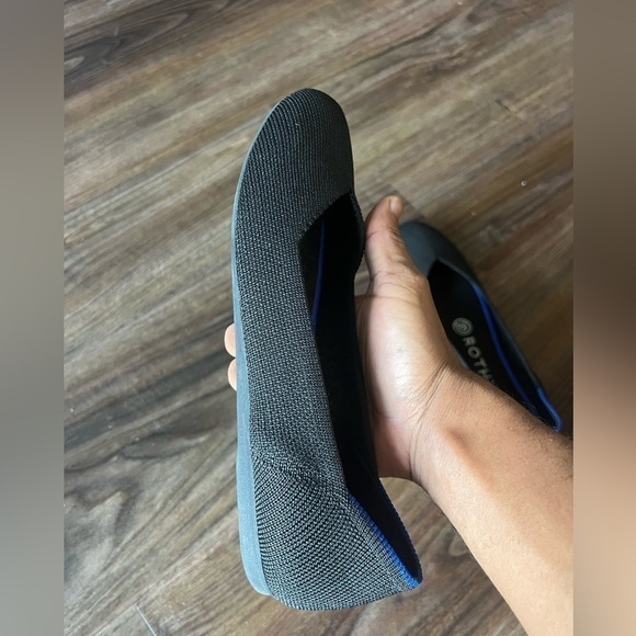 Rothy's The Flat Round Toe Shoe in Black - Picture 7 of 10